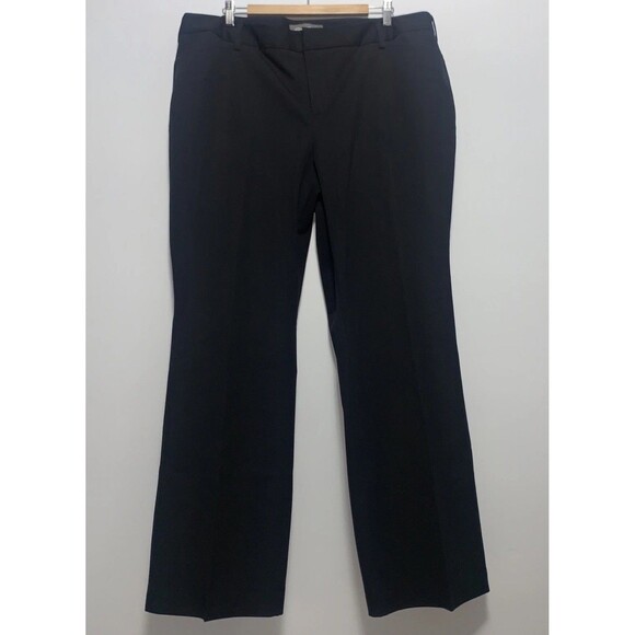 Eddie Bauer Pants Womens 20W Black StayShape Twill Curvy Fit Dress Work NWT - Picture 1 of 9